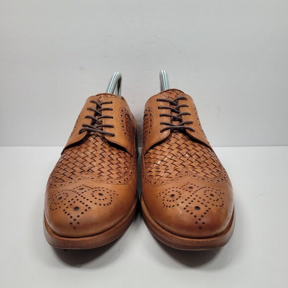 Taft Men\'s Brown Leather Wingtip Dress Shoes US Size 8 EU 41 main image 5
